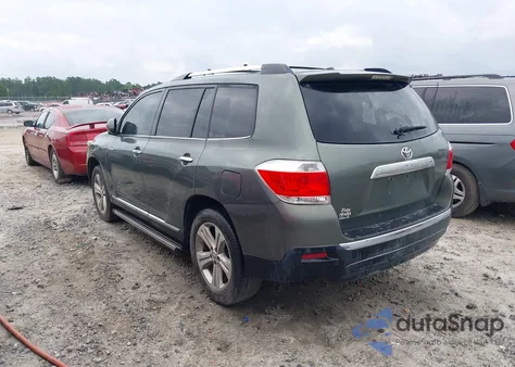2013 Toyota Highlander Limited V6 z USA, uszkodzony, nr VIN 5TDYK3EH1DS116632